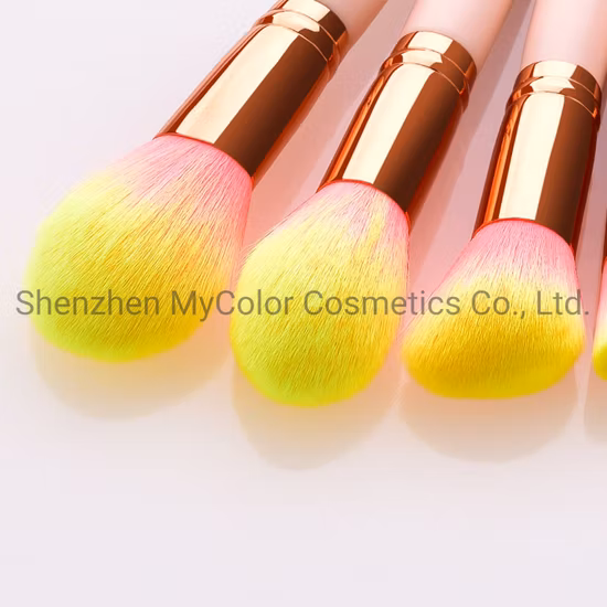 Инструменты для макияжа Мягкий детский розовый набор кистей для макияжа Набор косметических кистей с синтетическими волосами